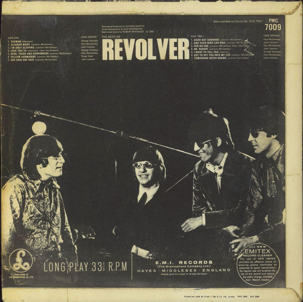 The Beatles Revolver - 1st - Mix 11 - G UK vinyl LP album (LP record)