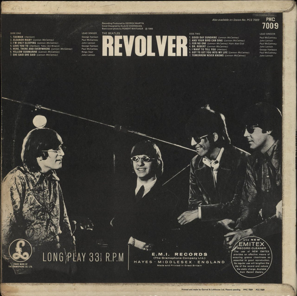 The Beatles Revolver - 1st - Mix 11 - VG UK vinyl LP album (LP record)