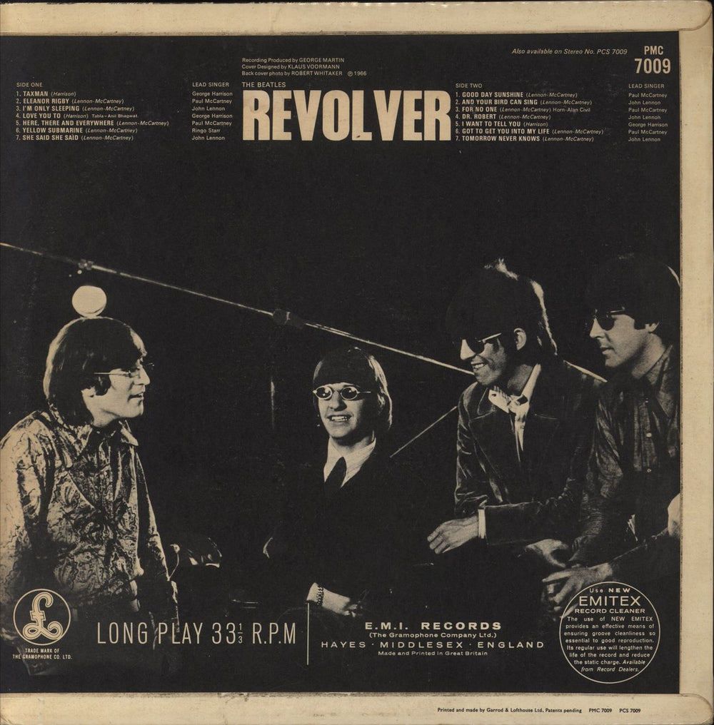 The Beatles Revolver - 1st - Mix 11 - VG+ UK vinyl LP album (LP record)