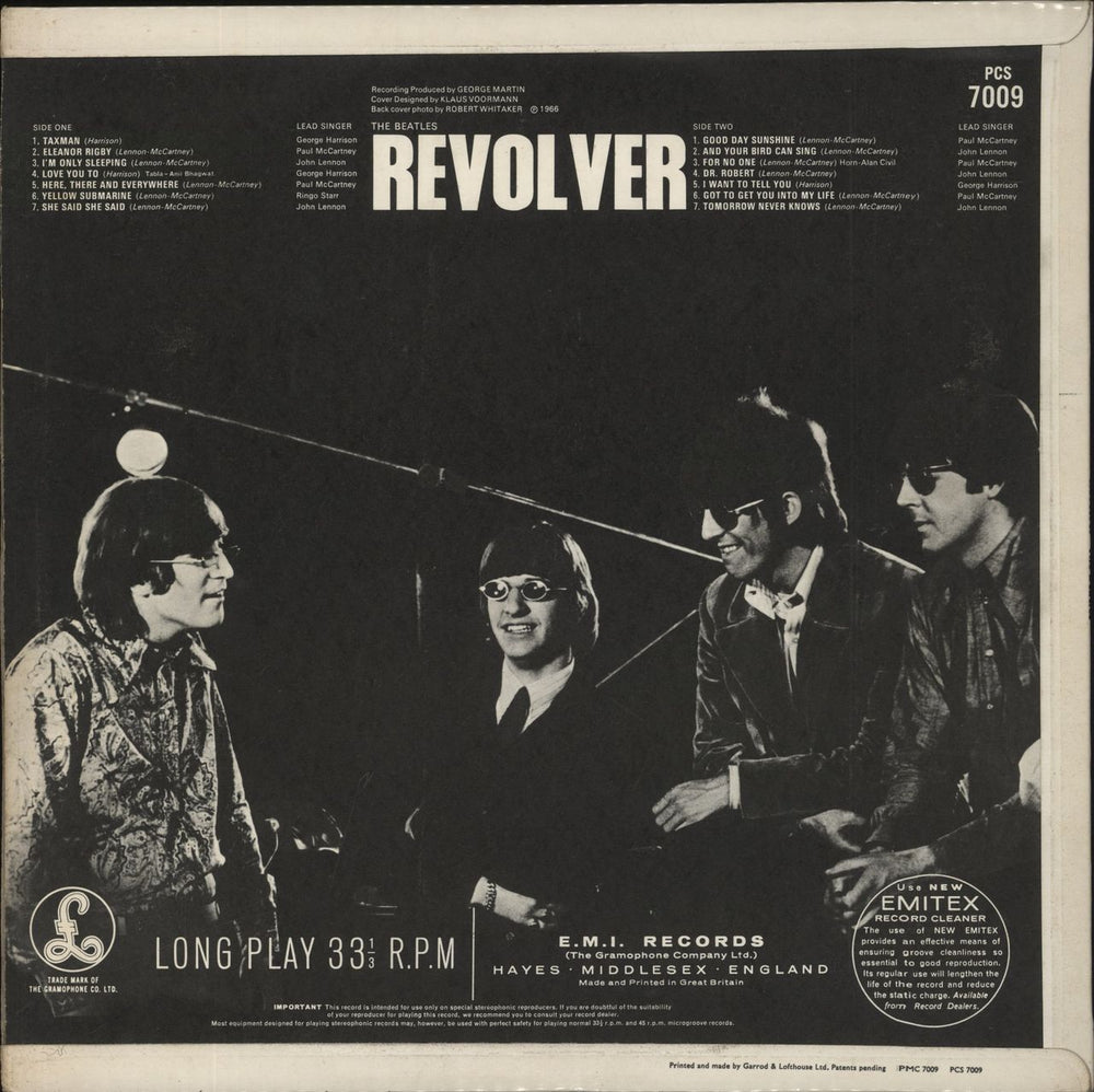 The Beatles Revolver - 1st - VG UK vinyl LP album (LP record)