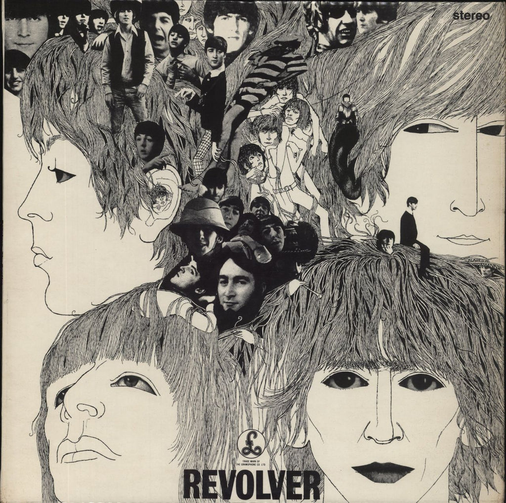 Vintage 1966 60s Capitol Records The popular Beatles - Revolver