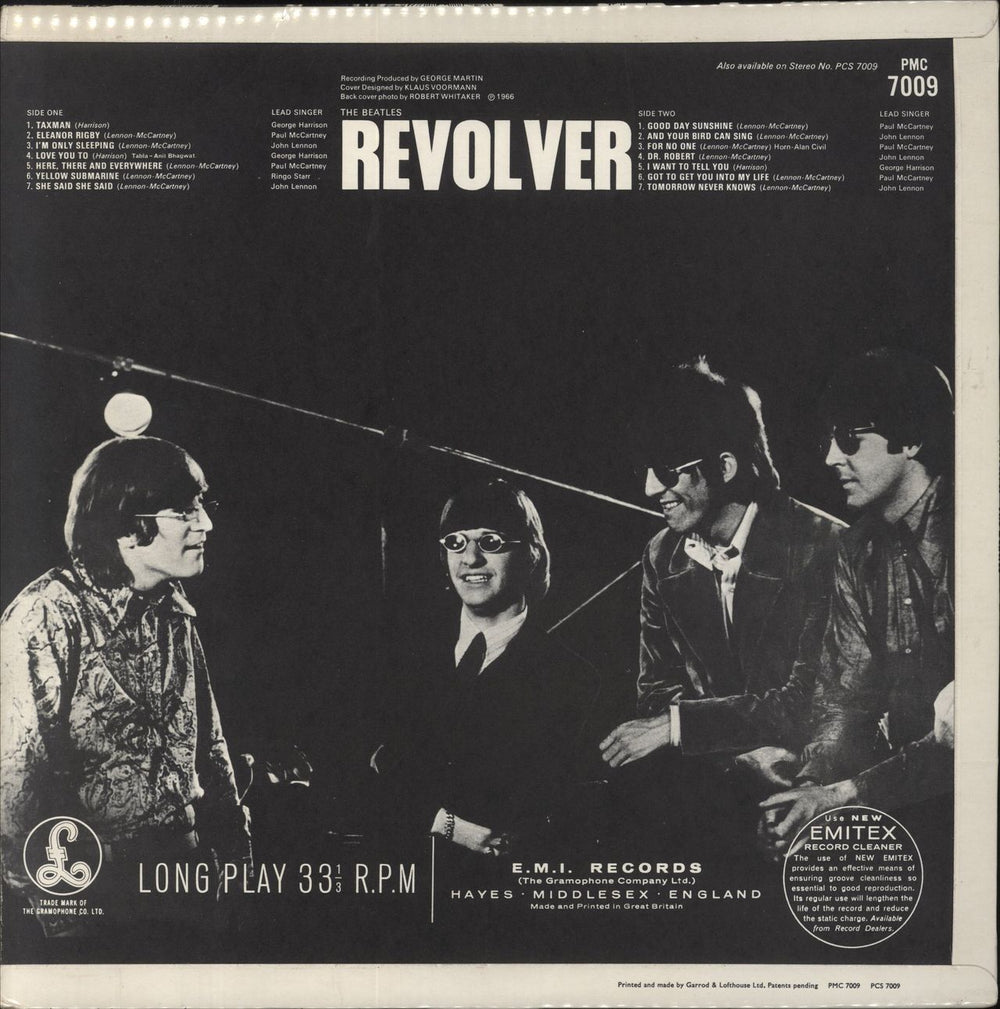 The Beatles Revolver - 1st - VG+ UK vinyl LP album (LP record)