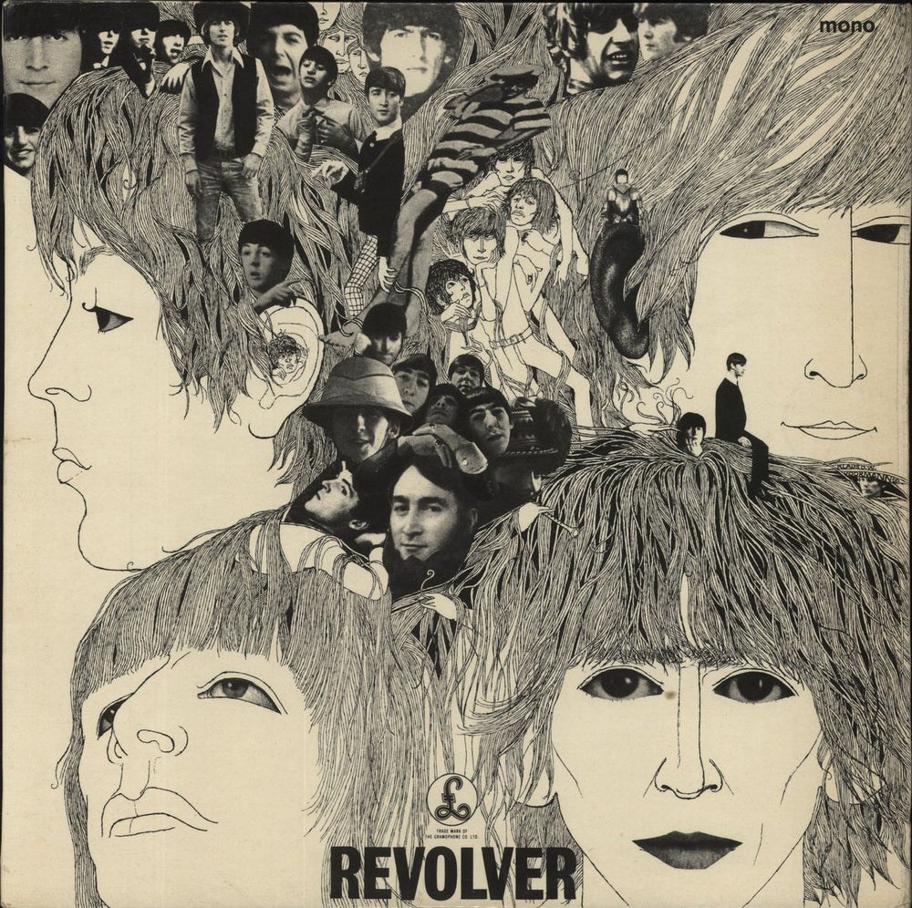 The Beatles Revolver - 1st - VG+ UK vinyl LP album (LP record) PMC7009