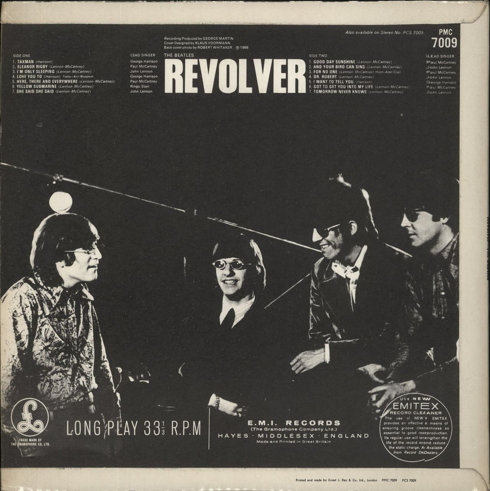 The Beatles Revolver - 2nd - EJD - EX UK vinyl LP album (LP record)