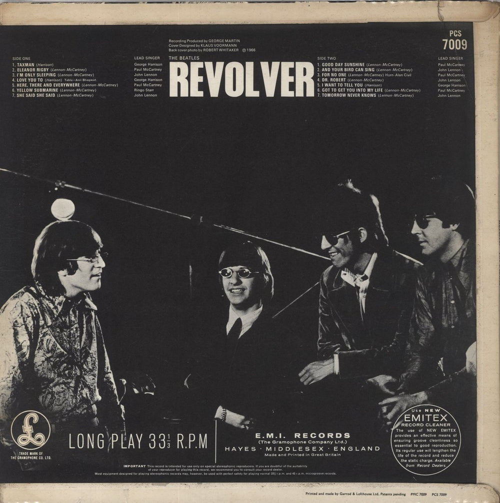 The Beatles Revolver - 2nd - Sample Stickered UK vinyl LP album (LP record) BTLLPRE842379