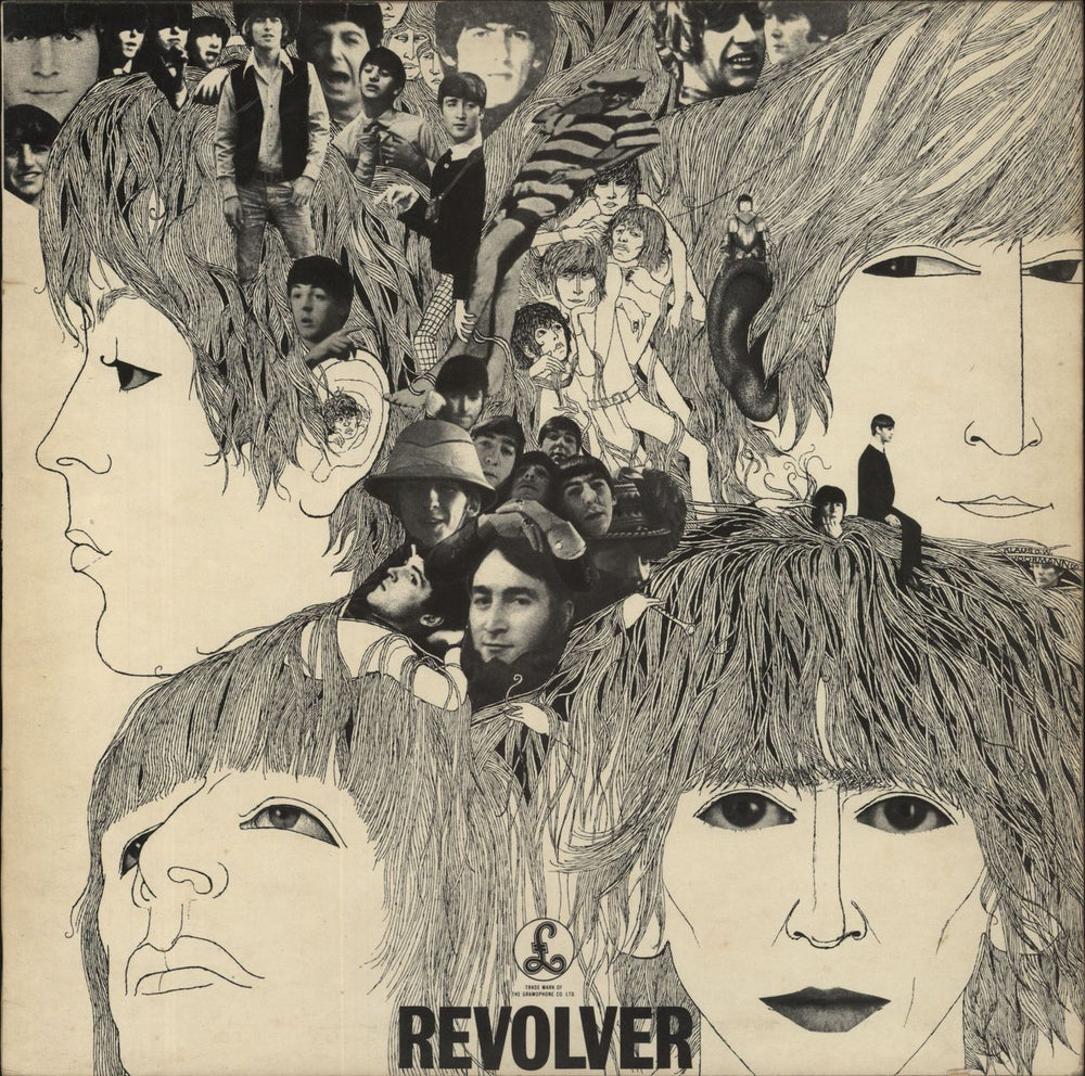 The Beatles Revolver - EMI - Fr Lam - EX UK vinyl LP album (LP record) PCS7009