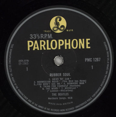 The Beatles Rubber Soul - 3rd - Hazel Yarwood Mix UK vinyl LP album (LP record) BTLLPRU882094