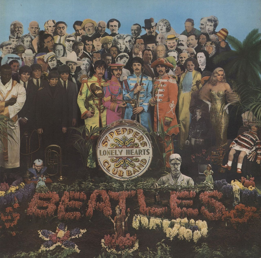 The Beatles Sgt. Pepper's - 1st - Complete - EX UK vinyl LP album (LP record) PMC7027