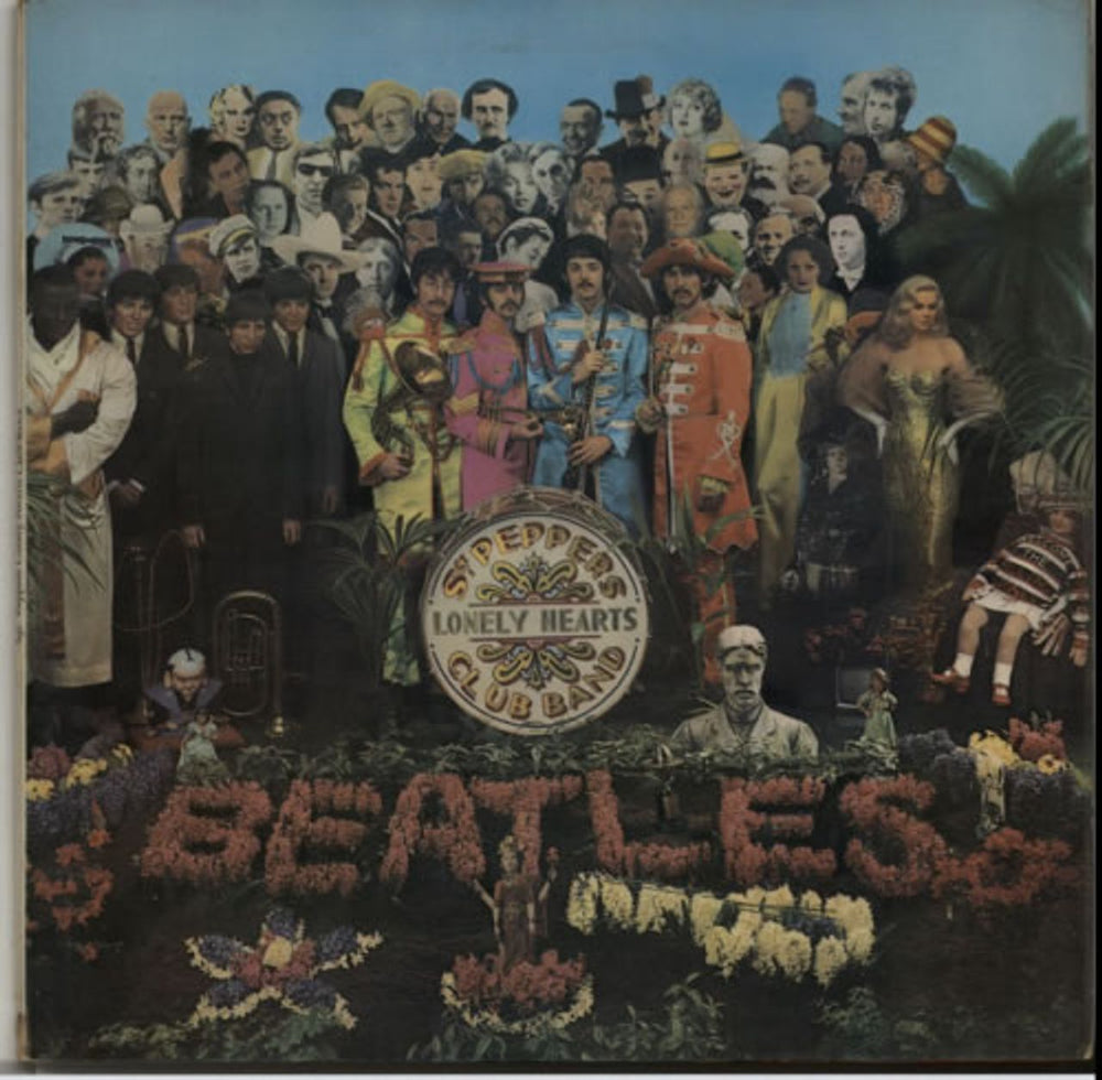 The Beatles Sgt. Pepper's - 1st - Complete - VG UK vinyl LP album (LP record) PCS7027