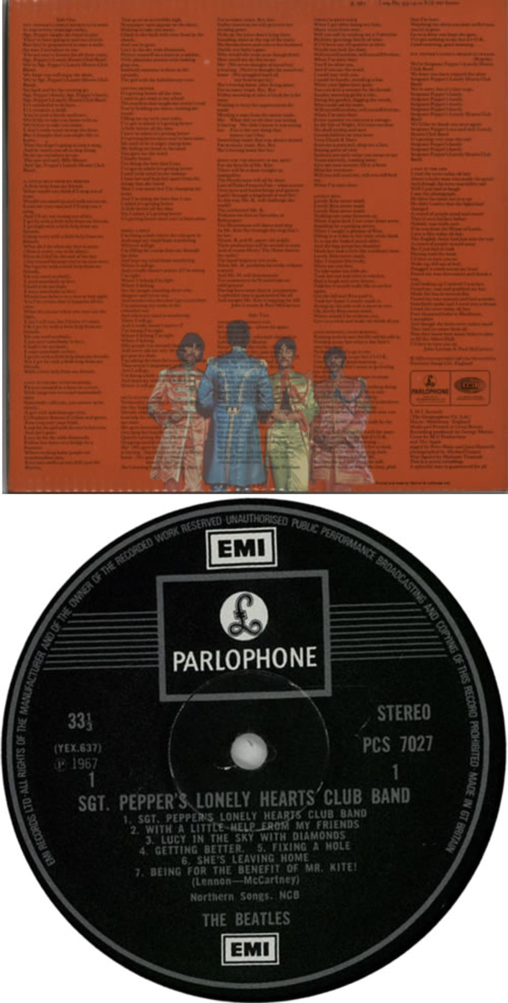 The Beatles Sgt. Pepper's - 2 Box - EMI - laminated UK vinyl LP album (LP record) BTLLPSG612014