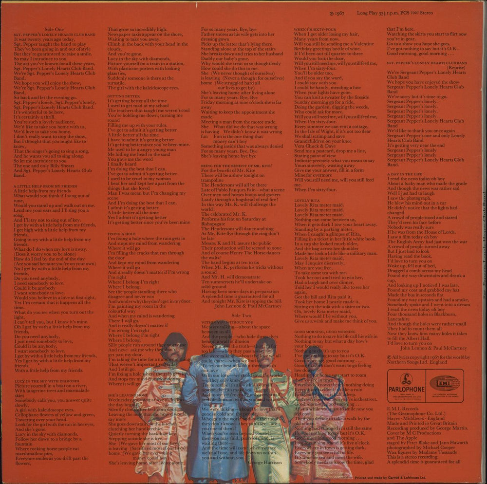 The Beatles Sgt. Pepper's - DMM - EX UK vinyl LP album (LP record) 5099910417713