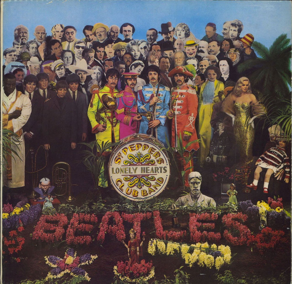 The Beatles Sgt. Pepper's - One Box - EX UK vinyl LP album (LP record) PCS7027