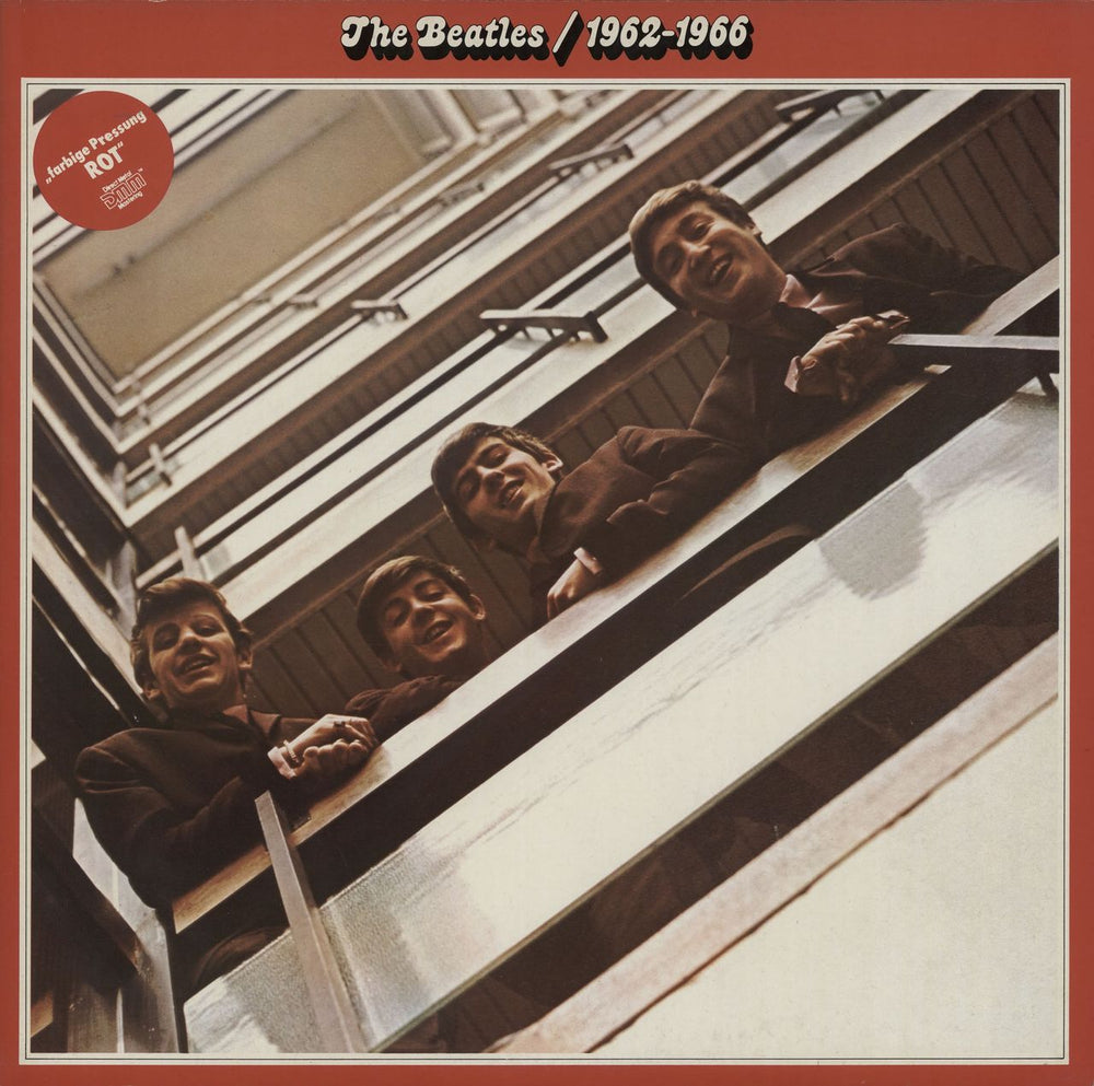 The Beatles The Beatles / 1962-1966 - Red Vinyl German 2-LP vinyl record set (Double LP Album) 1C172-05307/08