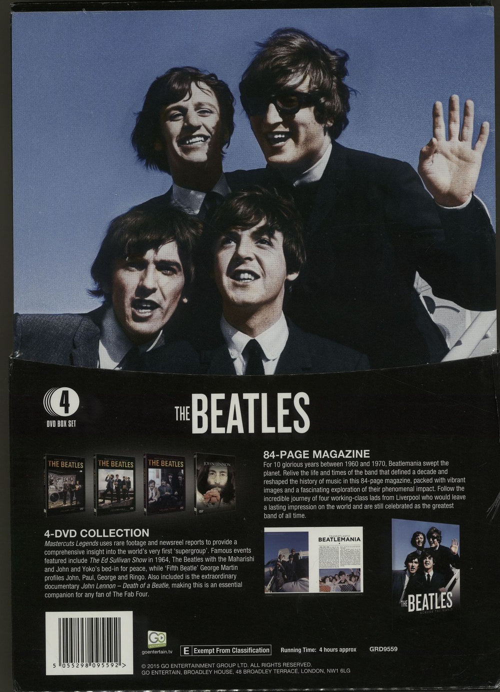 The Beatles The Beatles - 4 DVD & Magazine Collection UK box set BTLBXTH644787