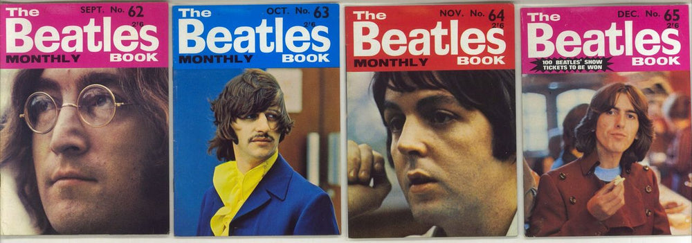 The Beatles The Beatles Book - 1968 - 12 Issues UK magazine BTLMATH848471