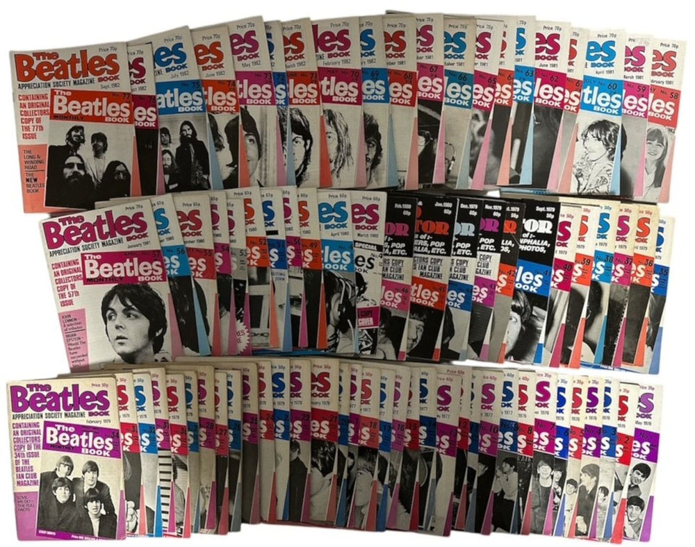 The Beatles The Beatles Book - 2nd - 77 Issues UK magazine TBB 01-77