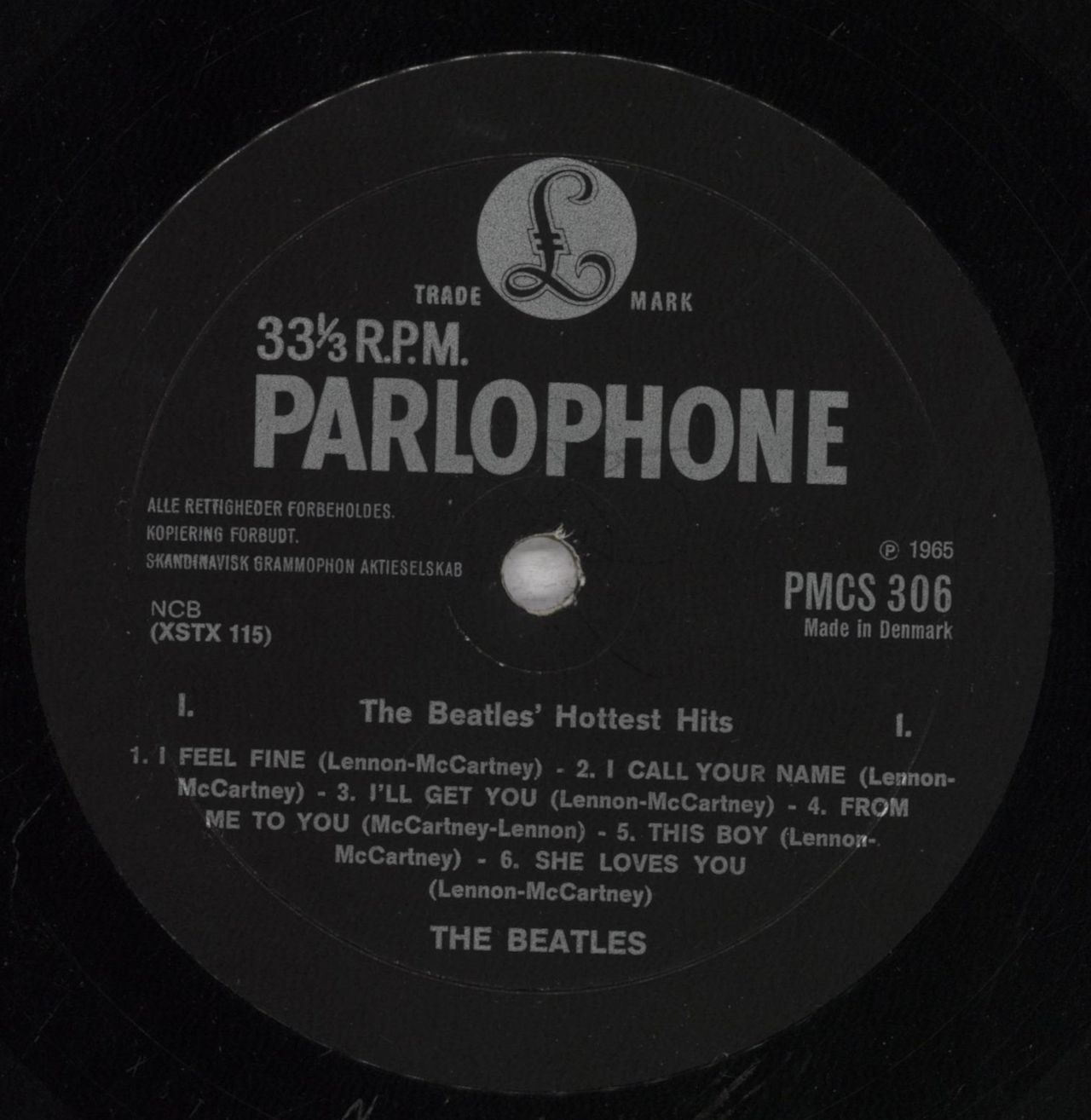 The Beatles The Beatles' Hottest Hits - EX Danish Vinyl LP