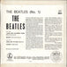 The Beatles The Beatles (No. 1) EP - 1st Garrod - EX UK 7" vinyl single (7 inch record / 45)