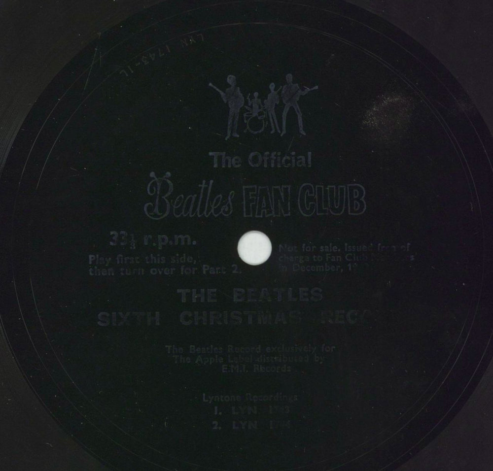 The Beatles The Beatles Sixth Christmas Record UK 7" vinyl single (7 inch record / 45) BTL07TH375845