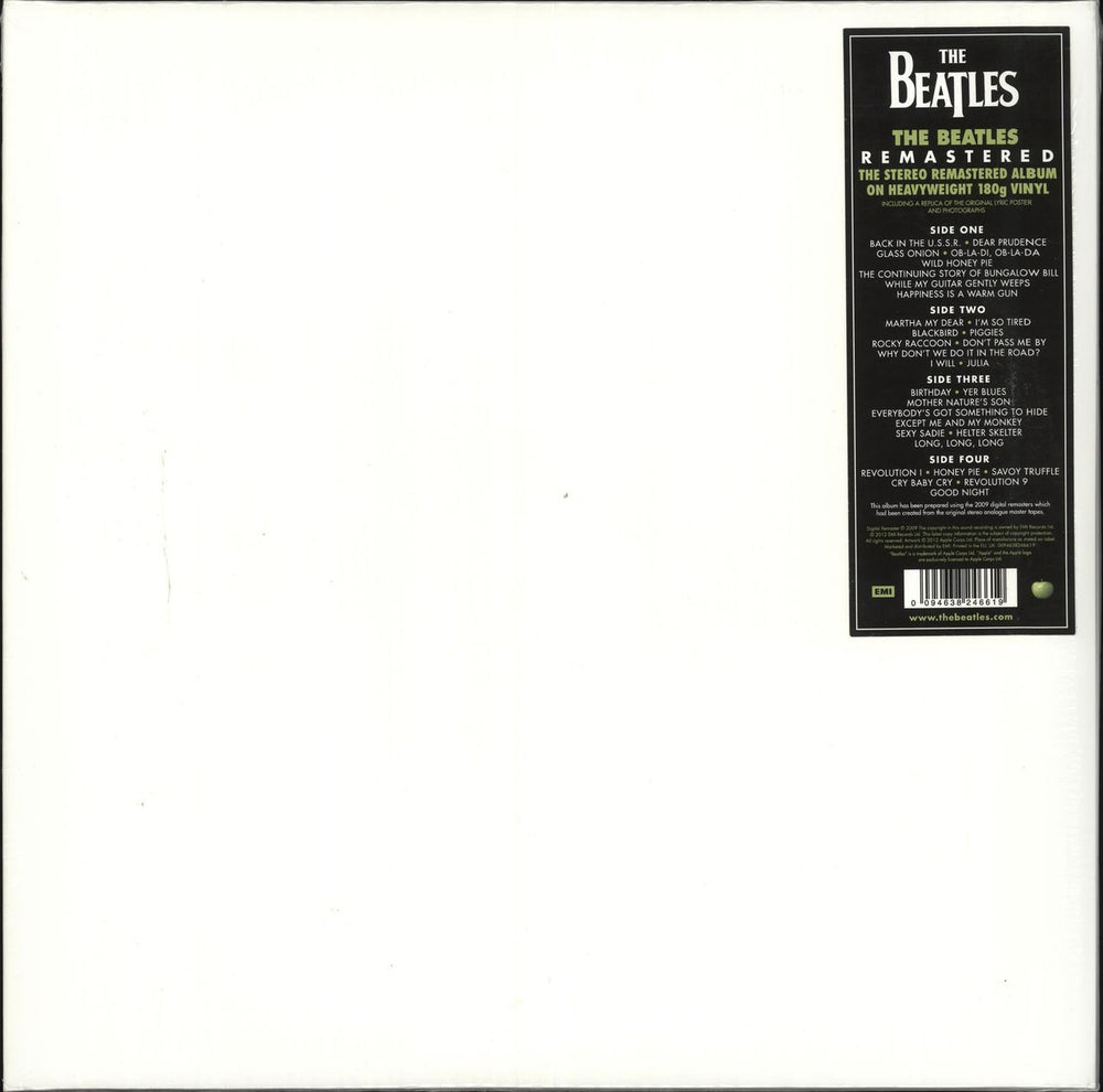 The Beatles The Beatles [White Album] - 180gm UK 2-LP vinyl record set (Double LP Album) 094638246619