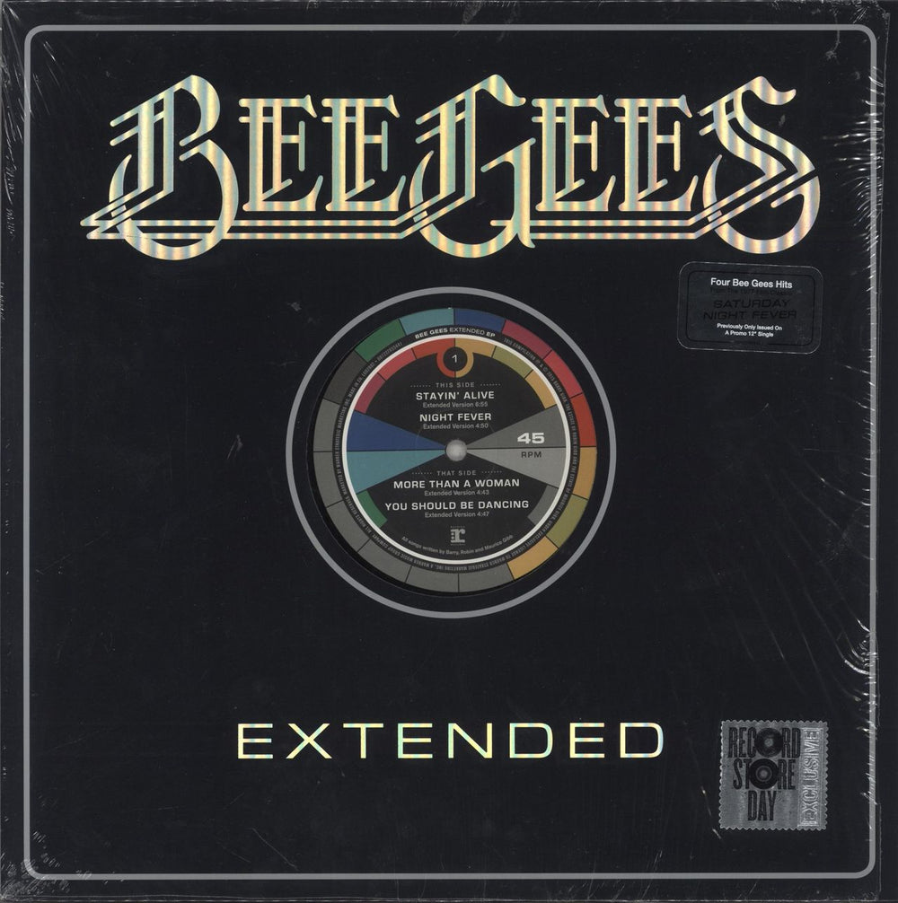 The Bee Gees Extended - RSD 15 UK 12" vinyl single (12 inch record / Maxi-single) 081227955441