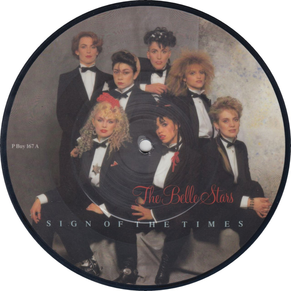 The Belle Stars Sign Of The Times UK 7" vinyl picture disc (7 inch picture disc single) PBUY167