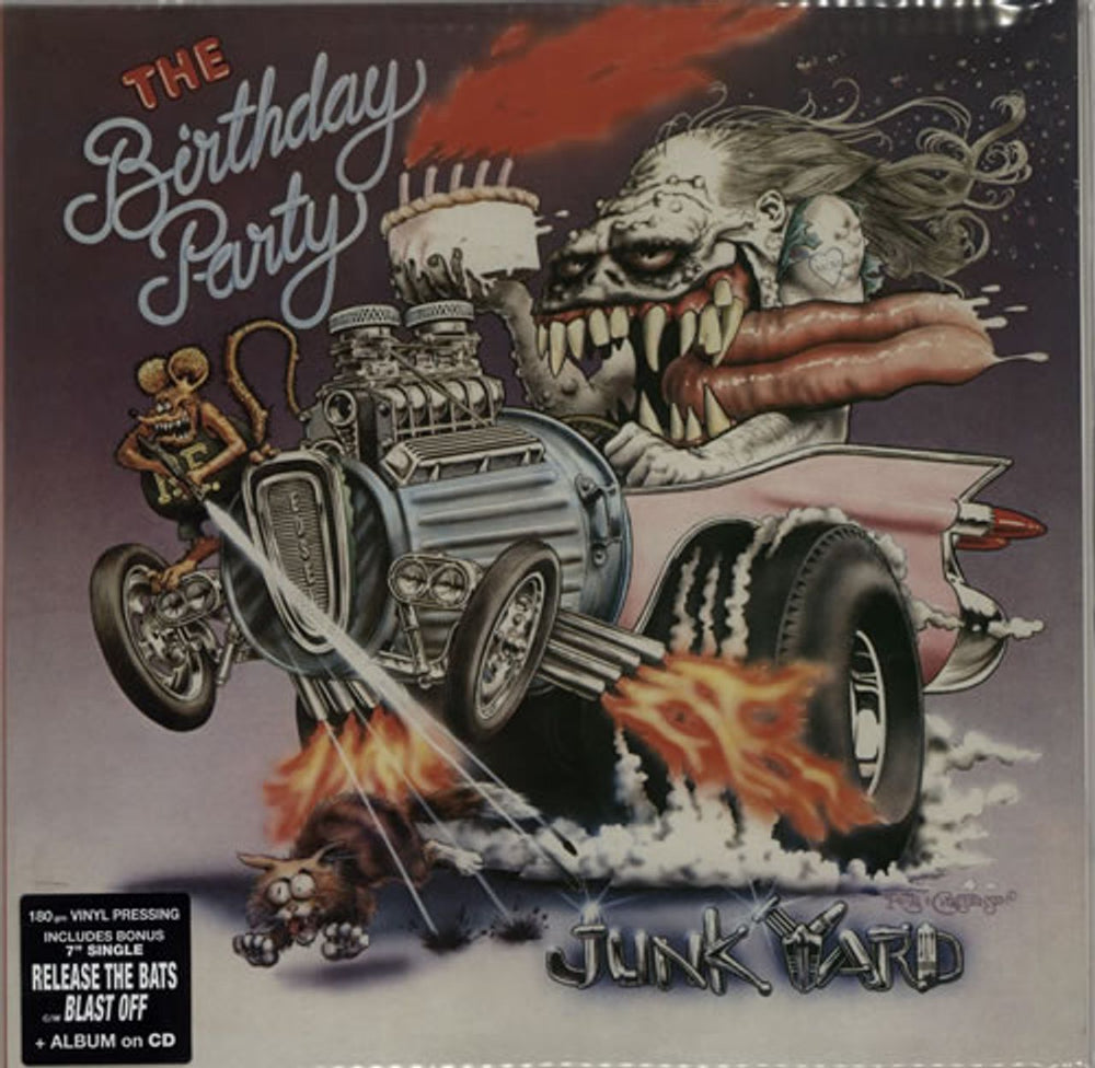 The Birthday Party Junkyard - 180gram Vinyl + 7" + CD UK vinyl LP album (LP record) CAD3223