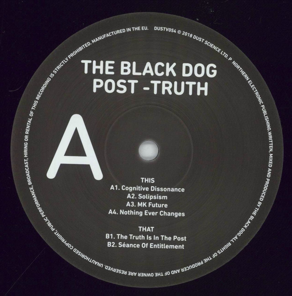 The Black Dog Post - Truth UK 2-LP vinyl record set (Double LP Album) T\G2LPO848772