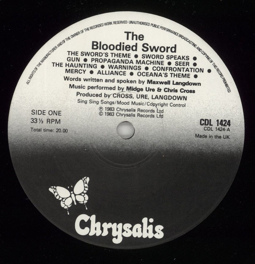 The Bloodied Sword The Bloodied Sword UK vinyl LP album (LP record) TBWLPTH207903