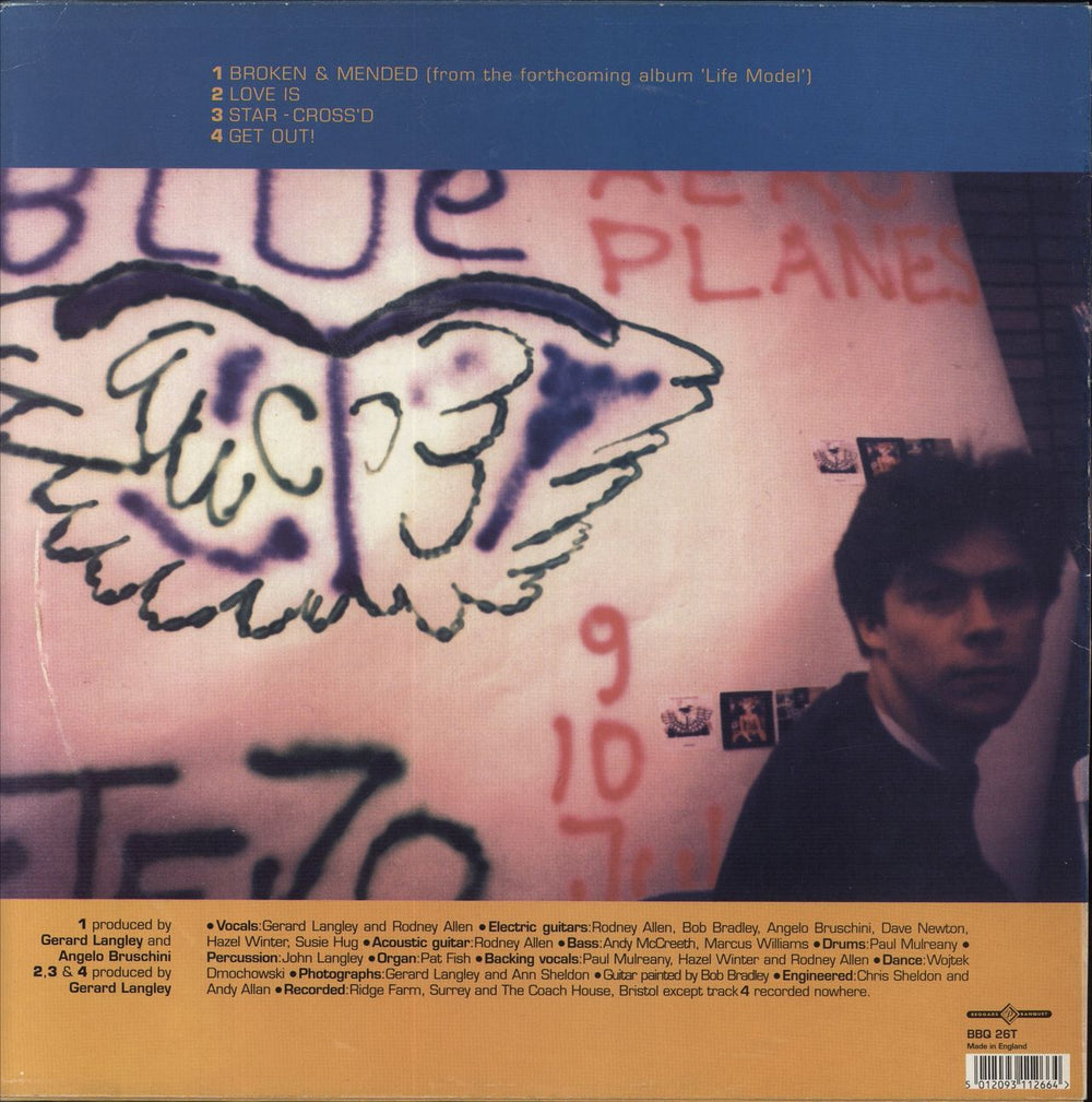 The Blue Aeroplanes Broken & Mended EP UK 12" vinyl single (12 inch record / Maxi-single) 5012093112664