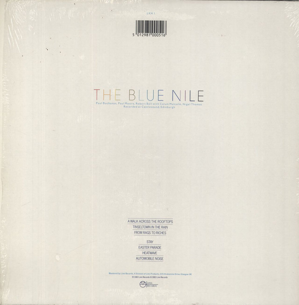 The Blue Nile A Walk Across The Rooftops - Shrink UK vinyl LP album (LP record) 5012981000516