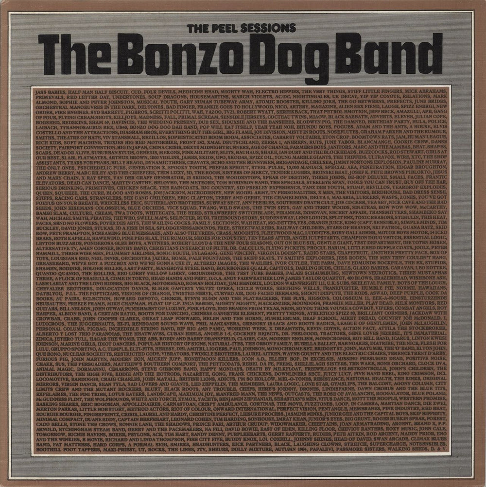 The Bonzo Dog Doo Dah Band The Peel Sessions UK 12" vinyl single (12 inch record / Maxi-single) SFPS051