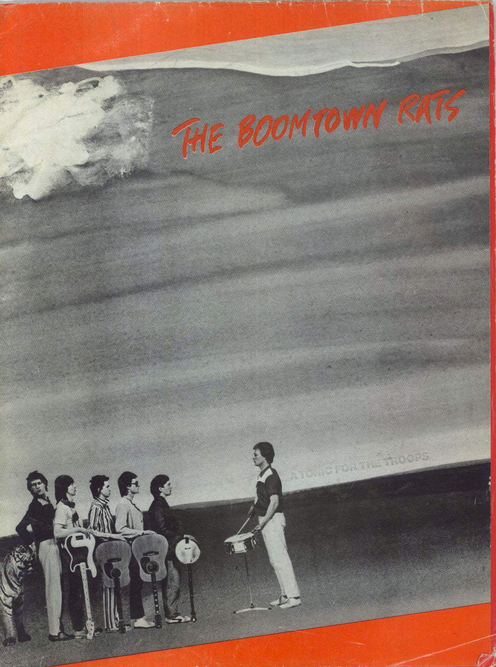 The Boomtown Rats A Tonic For The Troops UK tour programme PROGRAMME