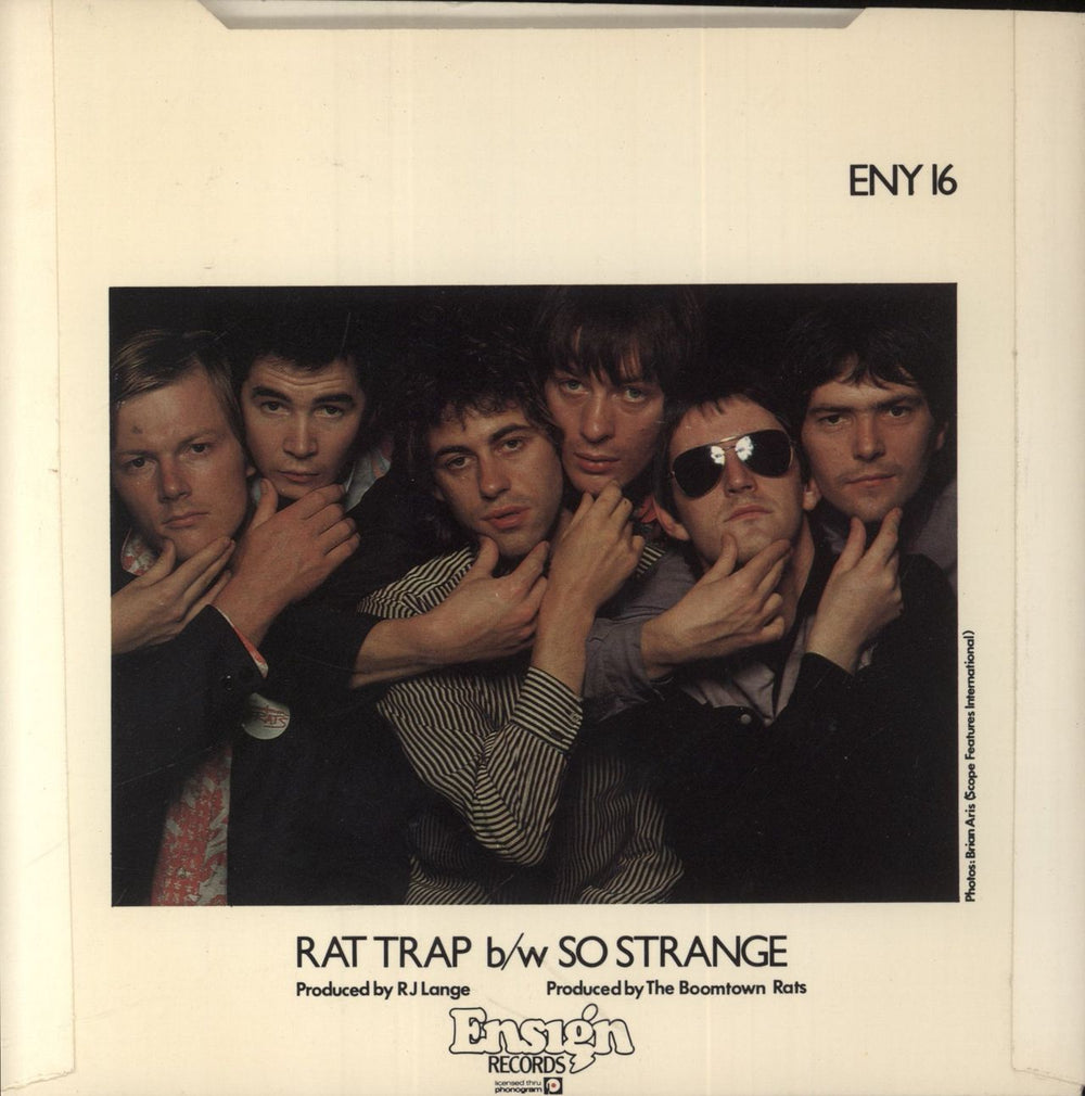 The Boomtown Rats Rat Trap + Picture Sleeve UK 7" vinyl single (7 inch record / 45)