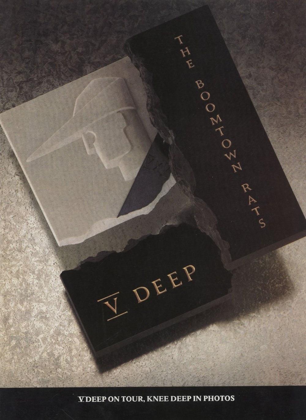 The Boomtown Rats V Deep On Tour, Knee Deep In Photos UK tour programme TOUR PROGRAMME