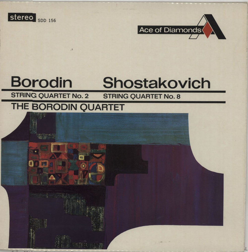 The Borodin String Quartet Borodin / Shostakovich: String Quartets UK vinyl LP album (LP record) SDD156