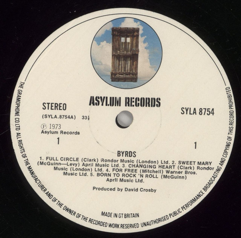 The Byrds Byrds - EX UK vinyl LP album (LP record) BYRLPBY314487
