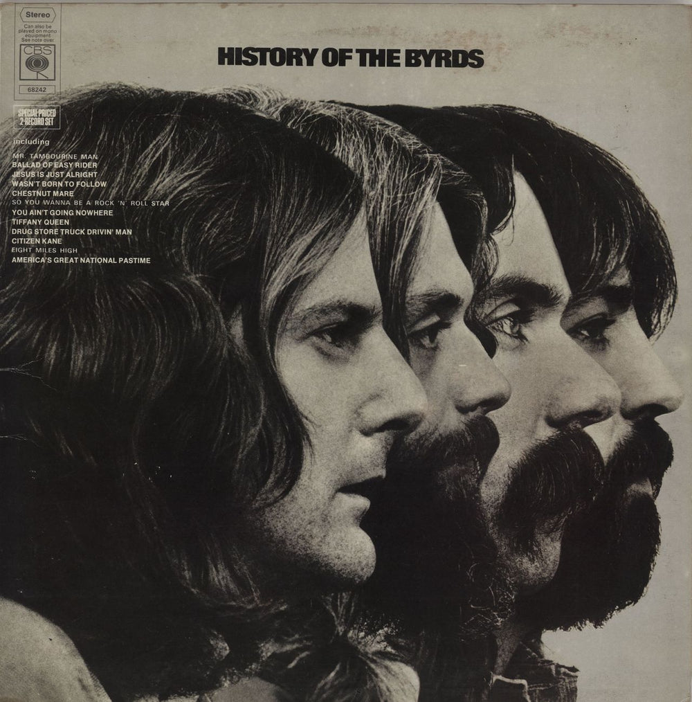 The Byrds History Of The Byrds - 1st - EX UK 2-LP vinyl record set (Double LP Album) 68242