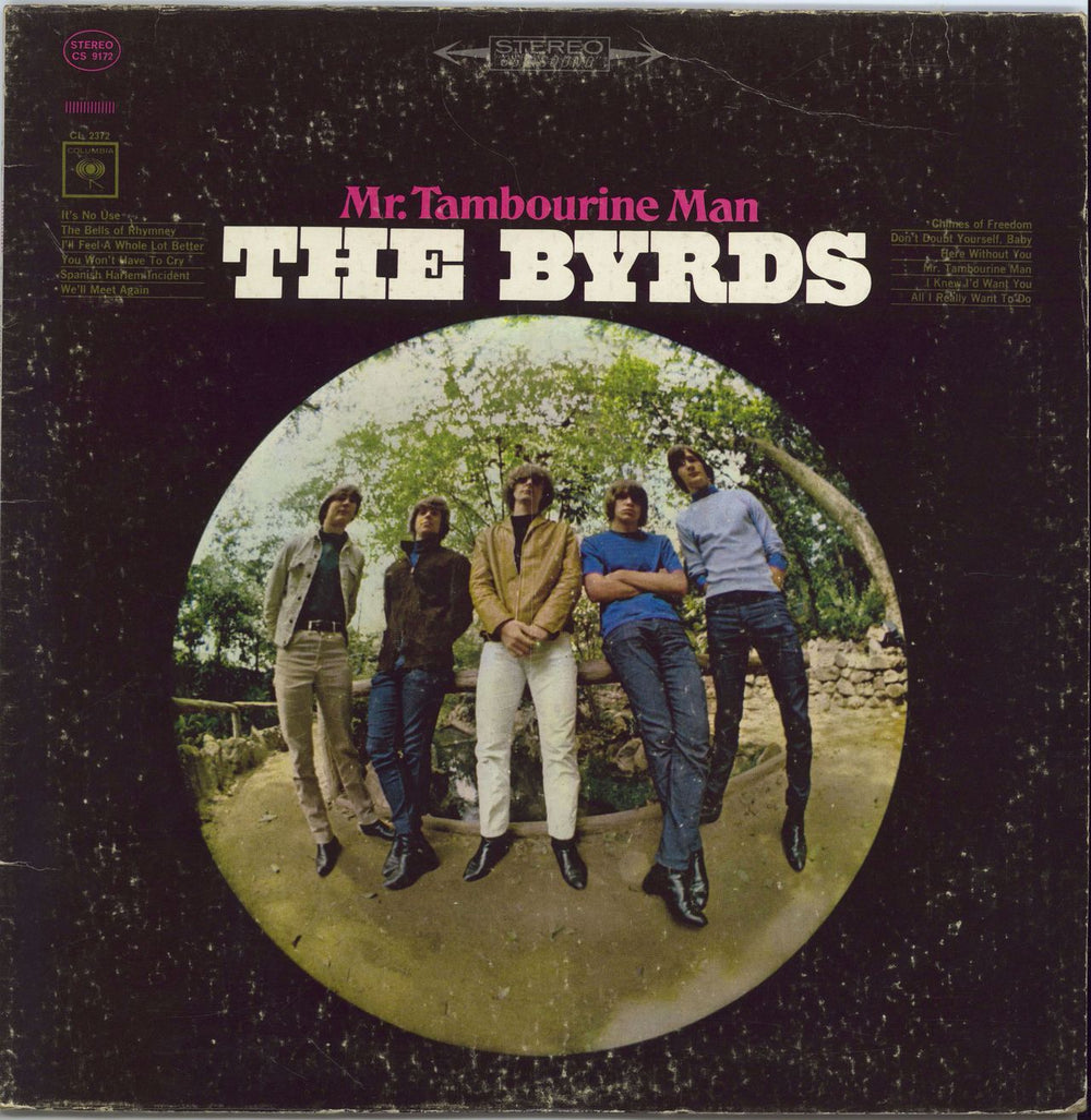 The Byrds Mr. Tambourine Man US vinyl LP album (LP record) CS9172