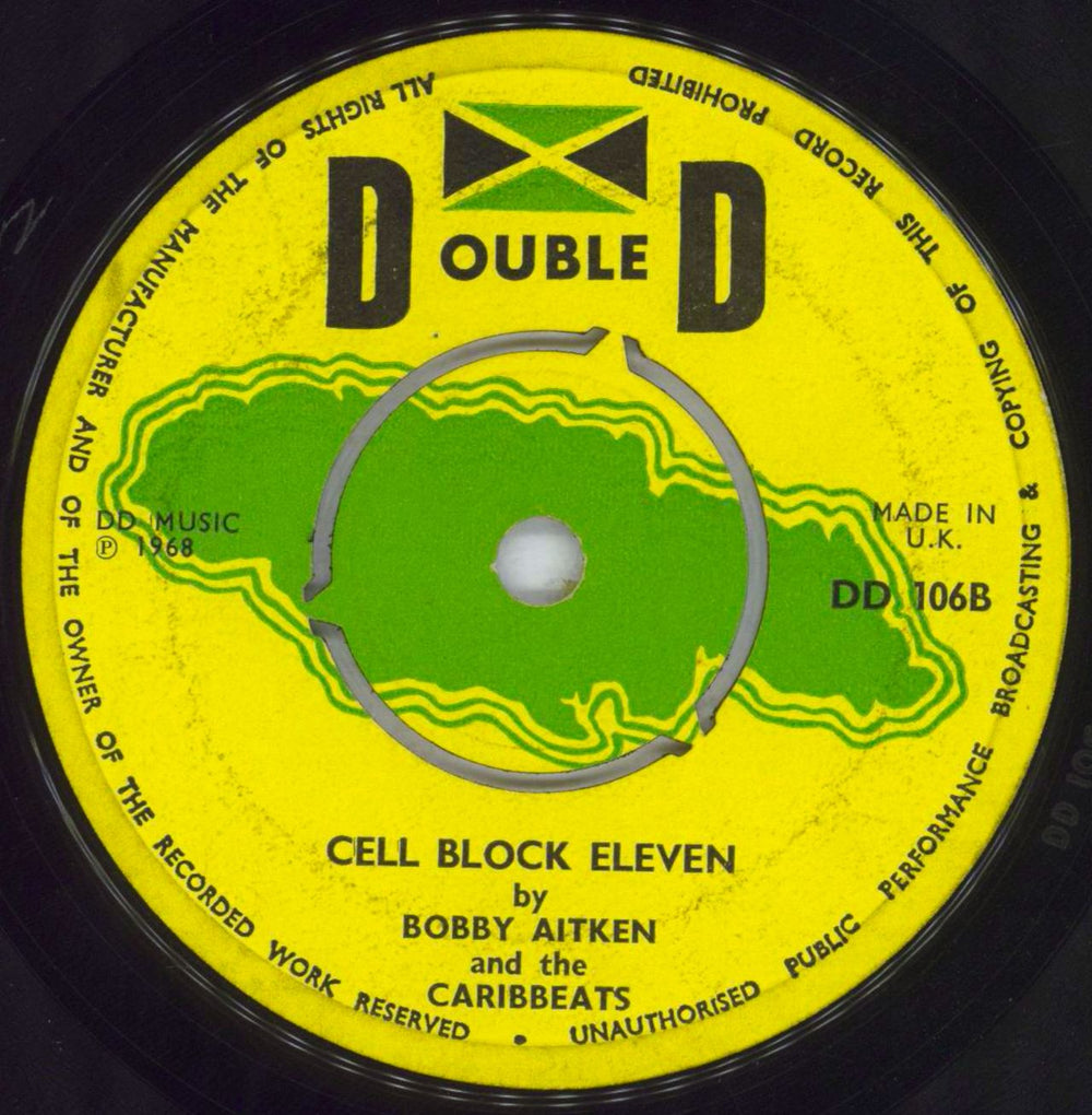 The Carib Beats Left Me For Another / Cell Block Eleven UK 7" vinyl single (7 inch record / 45)