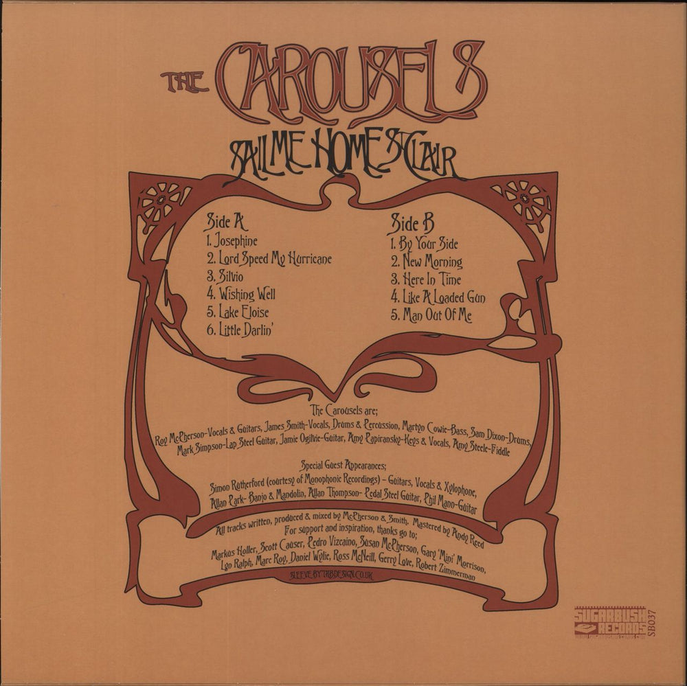 The Carousels Sail Me Home, St. Clair UK vinyl LP album (LP record)