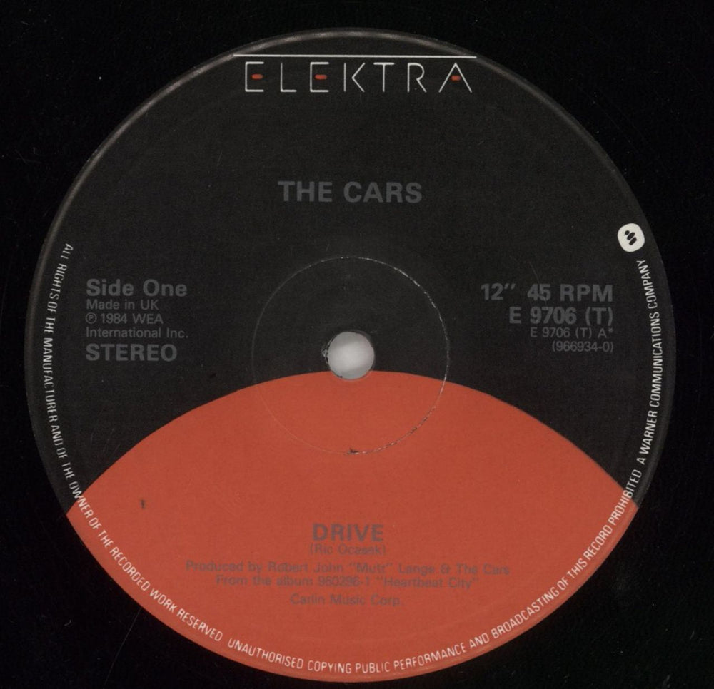 The Cars Drive UK 12" vinyl single (12 inch record / Maxi-single) C-R12DR71877