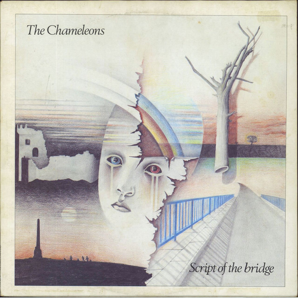 The Chameleons Script Of The Bridge - 3rd - EX UK vinyl LP album (LP record) STATLP17