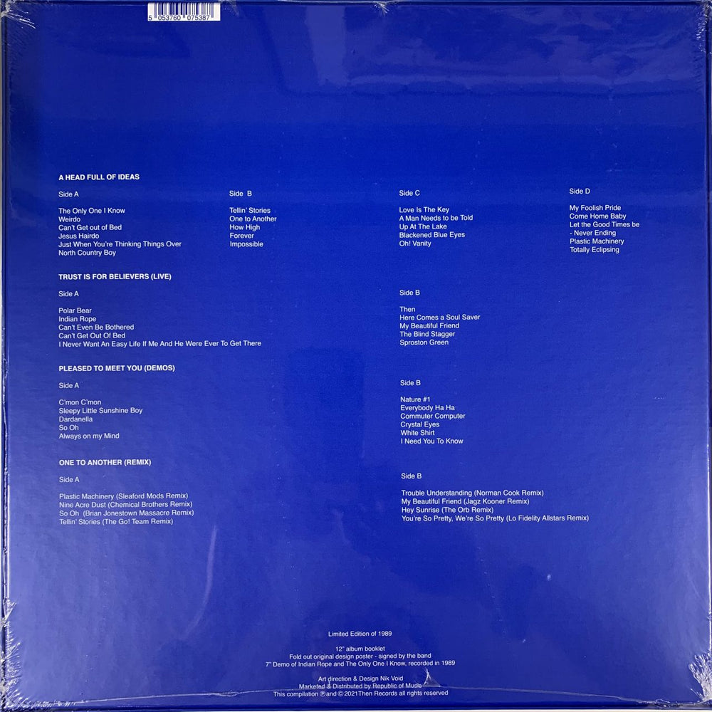 The Charlatans (UK) A Head Full Of Ideas - Deluxe 5-LP+7" Box Set - Sealed UK Vinyl Box Set 5053760075387