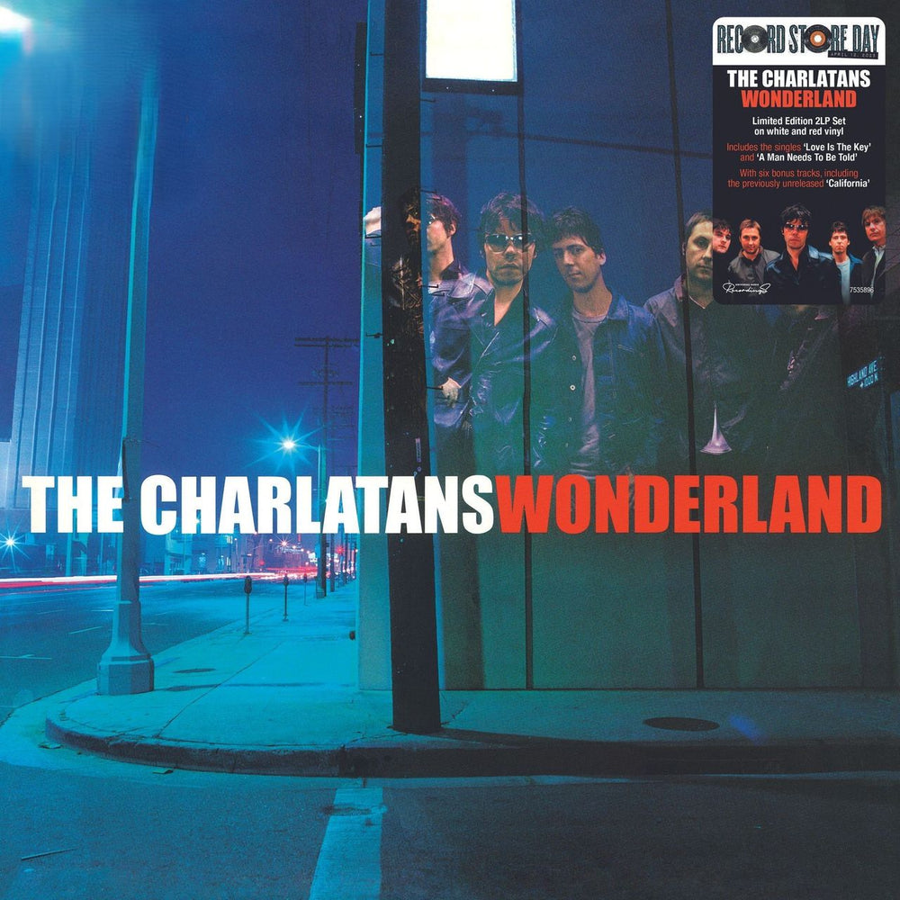 The Charlatans (UK) Wonderland: Deluxe - RSD 2025 - Red & White Vinyl - Sealed UK 2-LP vinyl record set (Double LP Album) 7535896