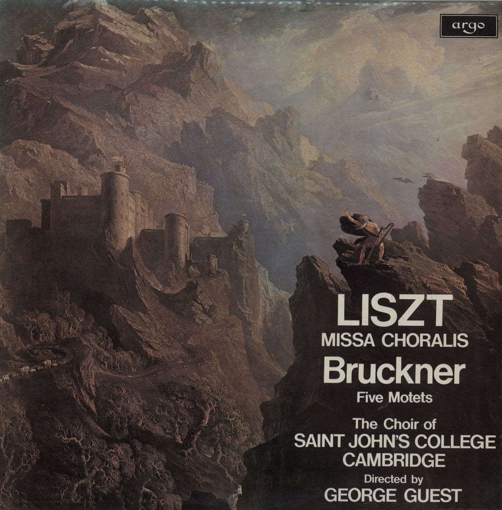 The Choir Of St. John's College, Cambridge Liszt: Missa Choralis / Bruckner: Five Motets UK vinyl LP album (LP record) ZRG760