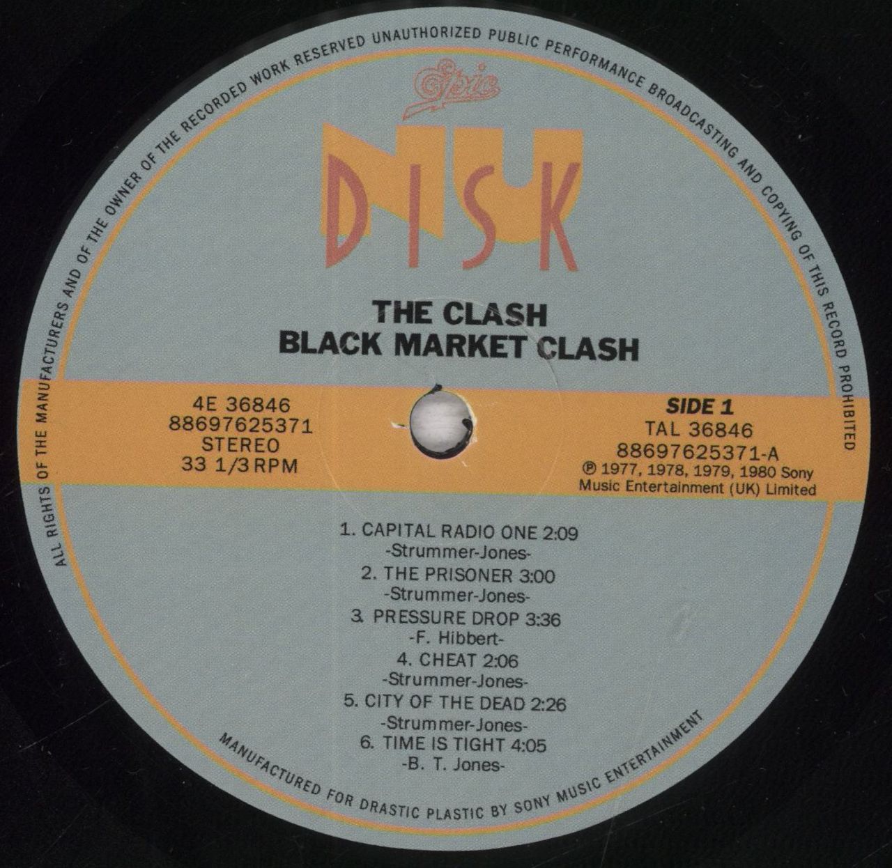 THE CLASH レコード　10inch The Clash 10