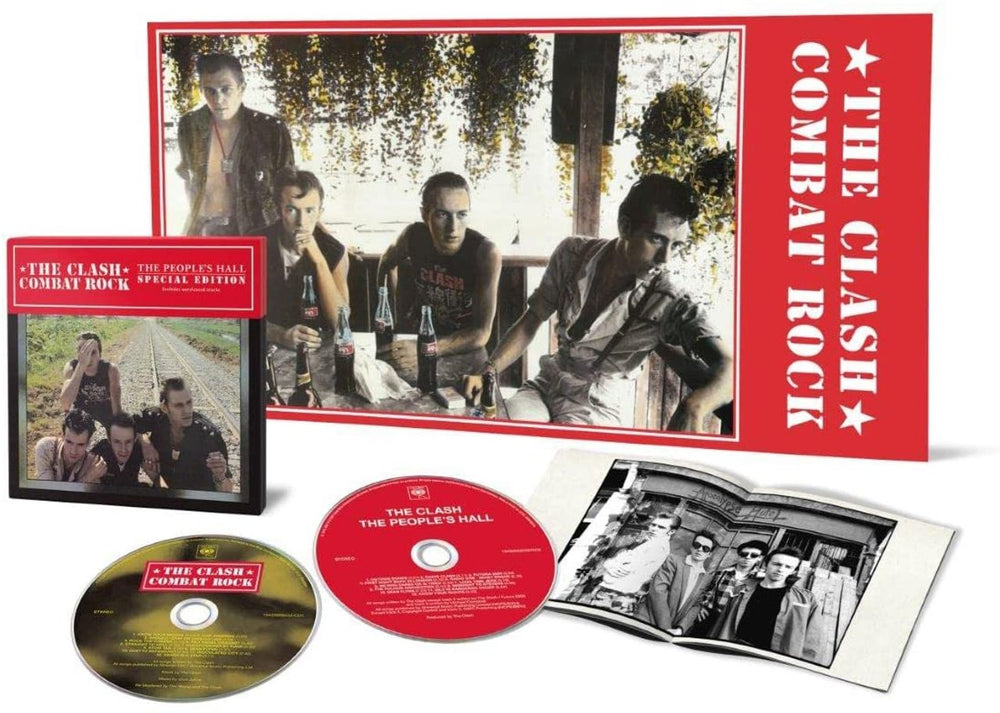 The Clash Combat Rock + The People's Hall - Special Edition + Poster - Sealed UK 2 CD album set (Double CD) 194399685525