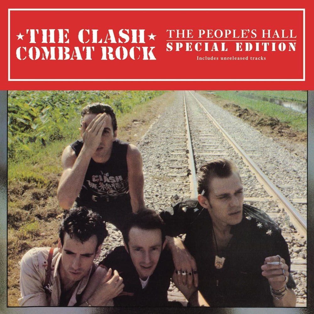 The Clash Combat Rock + The People's Hall - Special Edition + Poster - Sealed UK 2 CD album set (Double CD) CSH2CCO790619