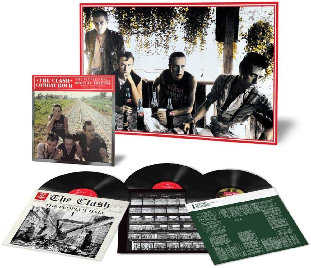 The Clash Combat Rock + The People's Hall - Special Edition - Sealed UK 3-LP vinyl record set (Triple LP Album) 19439955131